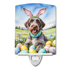 Load image into Gallery viewer, German Wirehaired Pointer Easter Egg Hunt Ceramic Night Light