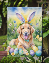 Load image into Gallery viewer, Golden Retriever Easter Garden Flag - Easter Egg Hunt - Dog-Themed Spring Yard Decor