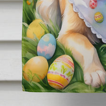 Load image into Gallery viewer, Golden Retriever Easter Egg Hunt House Flag