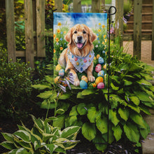 Load image into Gallery viewer, Golden Retriever Easter Garden Flag - Easter Egg Hunt - Dog-Themed Spring Yard Decor