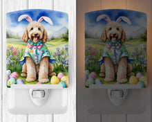 Load image into Gallery viewer, Goldendoodle Easter Egg Hunt Ceramic Night Light