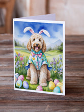 Load image into Gallery viewer, Goldendoodle Easter Egg Hunt Greeting Cards - Blank Note Cards – 8-Pack of Artist-Designed Cards with Envelopes