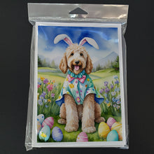 Load image into Gallery viewer, Goldendoodle Easter Egg Hunt Greeting Cards - Blank Note Cards – 8-Pack of Artist-Designed Cards with Envelopes