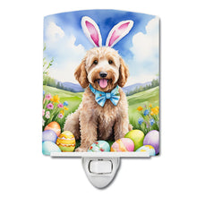 Load image into Gallery viewer, Goldendoodle Easter Egg Hunt Ceramic Night Light