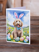 Load image into Gallery viewer, Goldendoodle Easter Egg Hunt Greeting Cards - Blank Note Cards – 8-Pack of Artist-Designed Cards with Envelopes