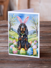Load image into Gallery viewer, Gordon Setter Easter Egg Hunt Greeting Cards - Blank Note Cards – 8-Pack of Artist-Designed Cards with Envelopes