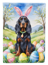 Load image into Gallery viewer, Gordon Setter Easter Garden Flag - Easter Egg Hunt - Dog-Themed Spring Yard Decor
