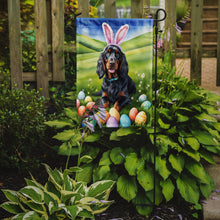 Load image into Gallery viewer, Gordon Setter Easter Garden Flag - Easter Egg Hunt - Dog-Themed Spring Yard Decor