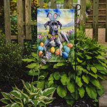 Load image into Gallery viewer, Great Dane Easter Garden Flag - Easter Egg Hunt - Dog-Themed Spring Yard Decor