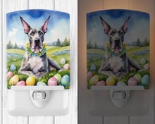 Load image into Gallery viewer, Great Dane Easter Egg Hunt Ceramic Night Light