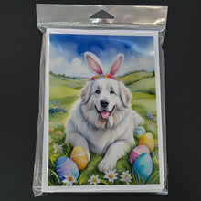 Load image into Gallery viewer, Great Pyrenees Easter Egg Hunt Greeting Cards - Blank Note Cards – 8-Pack of Artist-Designed Cards with Envelopes