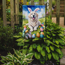 Load image into Gallery viewer, Great Pyrenees Easter Garden Flag - Easter Egg Hunt - Dog-Themed Spring Yard Decor