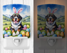 Load image into Gallery viewer, Greater Swiss Mountain Dog Easter Egg Hunt Ceramic Night Light