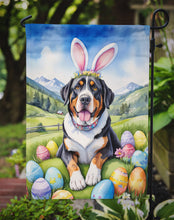 Load image into Gallery viewer, Greater Swiss Mountain Dog Easter Garden Flag - Easter Egg Hunt - Dog-Themed Spring Yard Decor