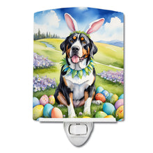 Load image into Gallery viewer, Greater Swiss Mountain Dog Easter Egg Hunt Ceramic Night Light
