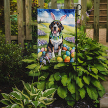 Load image into Gallery viewer, Greater Swiss Mountain Dog Easter Garden Flag - Easter Egg Hunt - Dog-Themed Spring Yard Decor