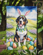 Load image into Gallery viewer, Greater Swiss Mountain Dog Easter Garden Flag - Easter Egg Hunt - Dog-Themed Spring Yard Decor