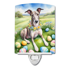 Load image into Gallery viewer, Greyhound Easter Egg Hunt Ceramic Night Light