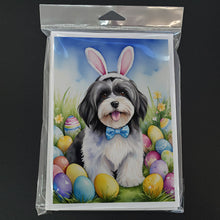 Load image into Gallery viewer, Havanese Easter Egg Hunt Greeting Cards - Blank Note Cards – 8-Pack of Artist-Designed Cards with Envelopes