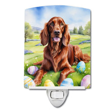 Load image into Gallery viewer, Irish Setter Easter Egg Hunt Ceramic Night Light
