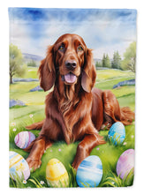 Load image into Gallery viewer, Irish Setter Easter Garden Flag - Easter Egg Hunt - Dog-Themed Spring Yard Decor