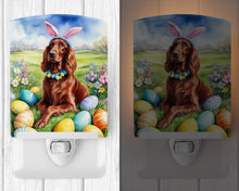 Load image into Gallery viewer, Irish Setter Easter Egg Hunt Ceramic Night Light