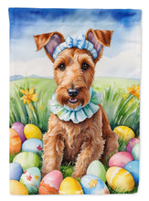 Load image into Gallery viewer, Irish Terrier Easter Garden Flag - Easter Egg Hunt - Dog-Themed Spring Yard Decor