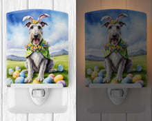 Load image into Gallery viewer, Irish Wolfhound Easter Egg Hunt Ceramic Night Light