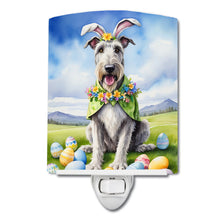 Load image into Gallery viewer, Irish Wolfhound Easter Egg Hunt Ceramic Night Light