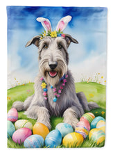 Load image into Gallery viewer, Irish Wolfhound Easter Garden Flag - Easter Egg Hunt - Dog-Themed Spring Yard Decor