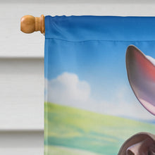 Load image into Gallery viewer, Italian Greyhound Easter Egg Hunt House Flag