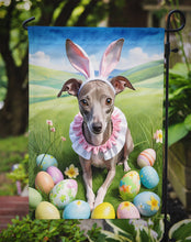 Load image into Gallery viewer, Italian Greyhound Easter Garden Flag - Easter Egg Hunt - Dog-Themed Spring Yard Decor