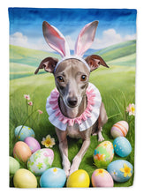 Load image into Gallery viewer, Italian Greyhound Easter Garden Flag - Easter Egg Hunt - Dog-Themed Spring Yard Decor