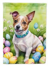 Load image into Gallery viewer, Jack Russell Terrier Easter Egg Hunt House Flag