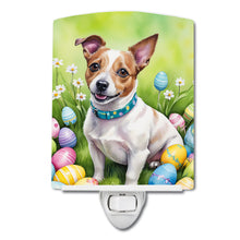 Load image into Gallery viewer, Jack Russell Terrier Easter Egg Hunt Ceramic Night Light