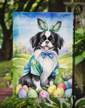Load image into Gallery viewer, Japanese Chin Easter Garden Flag - Easter Egg Hunt - Dog-Themed Spring Yard Decor