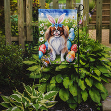 Load image into Gallery viewer, Japanese Chin Easter Garden Flag - Easter Egg Hunt - Dog-Themed Spring Yard Decor