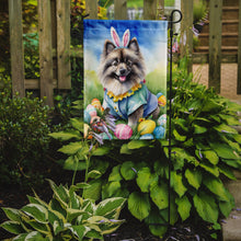 Load image into Gallery viewer, Keeshond Easter Garden Flag - Easter Egg Hunt - Dog-Themed Spring Yard Decor