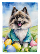Load image into Gallery viewer, Keeshond Easter Garden Flag - Easter Egg Hunt - Dog-Themed Spring Yard Decor