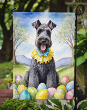 Load image into Gallery viewer, Kerry Blue Terrier Easter Garden Flag - Easter Egg Hunt - Dog-Themed Spring Yard Decor