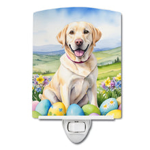 Load image into Gallery viewer, Yellow Labrador Retriever Easter Egg Hunt Ceramic Night Light