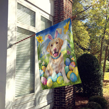 Load image into Gallery viewer, Yellow Labrador Retriever Easter Egg Hunt House Flag