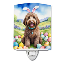 Load image into Gallery viewer, Labradoodle Easter Egg Hunt Ceramic Night Light