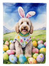 Load image into Gallery viewer, Labradoodle Easter Garden Flag - Easter Egg Hunt - Dog-Themed Spring Yard Decor