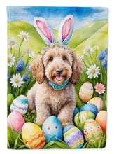 Load image into Gallery viewer, Labradoodle Easter Egg Hunt House Flag