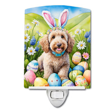 Load image into Gallery viewer, Labradoodle Easter Egg Hunt Ceramic Night Light