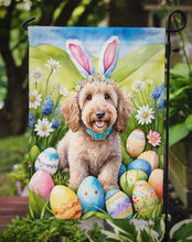 Load image into Gallery viewer, Labradoodle Easter Garden Flag - Easter Egg Hunt - Dog-Themed Spring Yard Decor