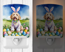 Load image into Gallery viewer, Labradoodle Easter Egg Hunt Ceramic Night Light