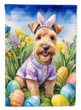 Load image into Gallery viewer, Lakeland Terrier Easter Egg Hunt House Flag