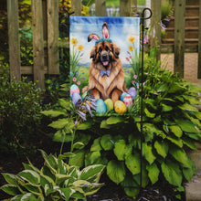 Load image into Gallery viewer, Leonberger Easter Garden Flag - Easter Egg Hunt - Dog-Themed Spring Yard Decor